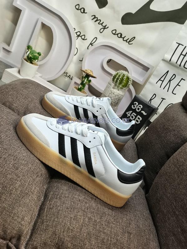 Adidas Sambae "White Black Gum" - Cloud White/Cloud White/Core Black - IG5744 Classic Originals Shoes