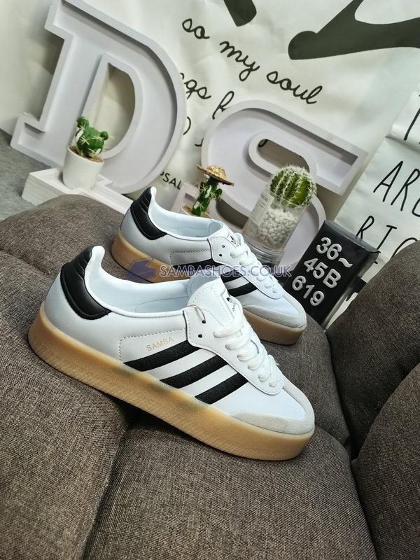 Adidas Sambae "White Black Gum" - Cloud White/Cloud White/Core Black - IG5744 Classic Originals Shoes