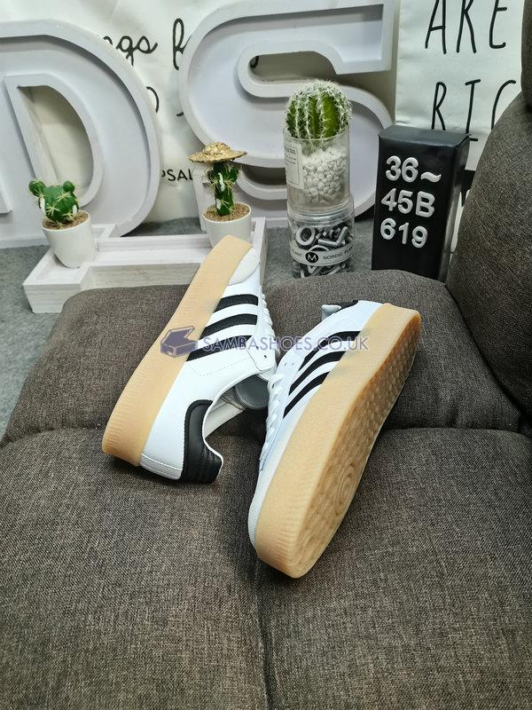 Adidas Sambae "White Black Gum" - Cloud White/Cloud White/Core Black - IG5744 Classic Originals Shoes