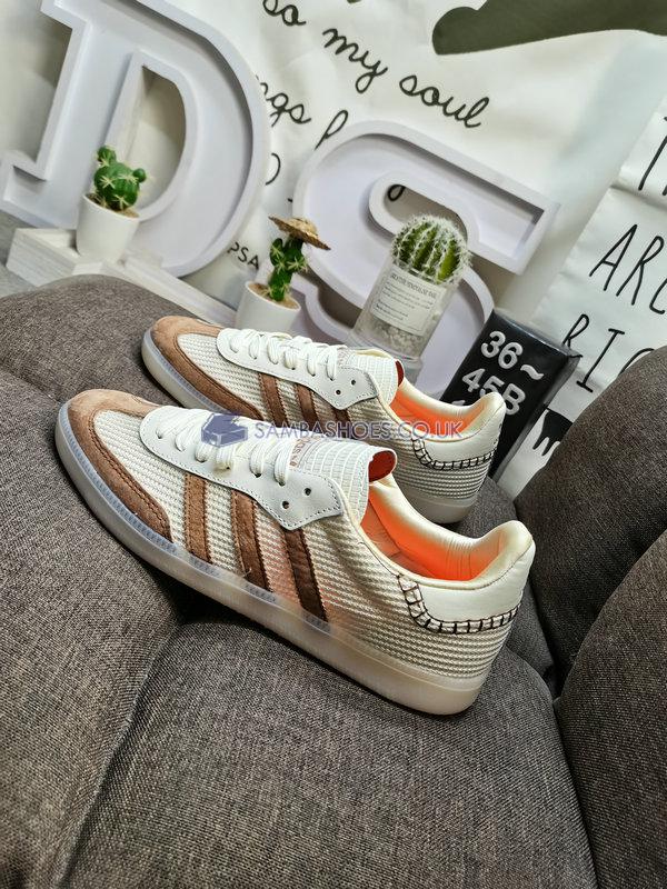 Wales Bonner x Adidas Samba "Cream Brown" - Cream White/Brown/Cream White - FX7720 Classic Originals Shoes