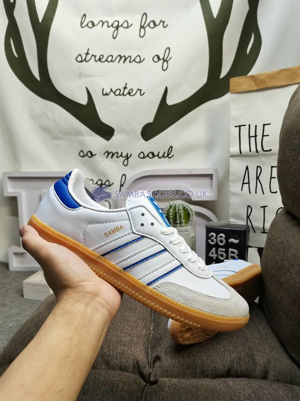 Adidas Samba "White Lucid Blue" - Cloud White/Lucid Blue/Gum - IG2339 Classic Originals Shoes