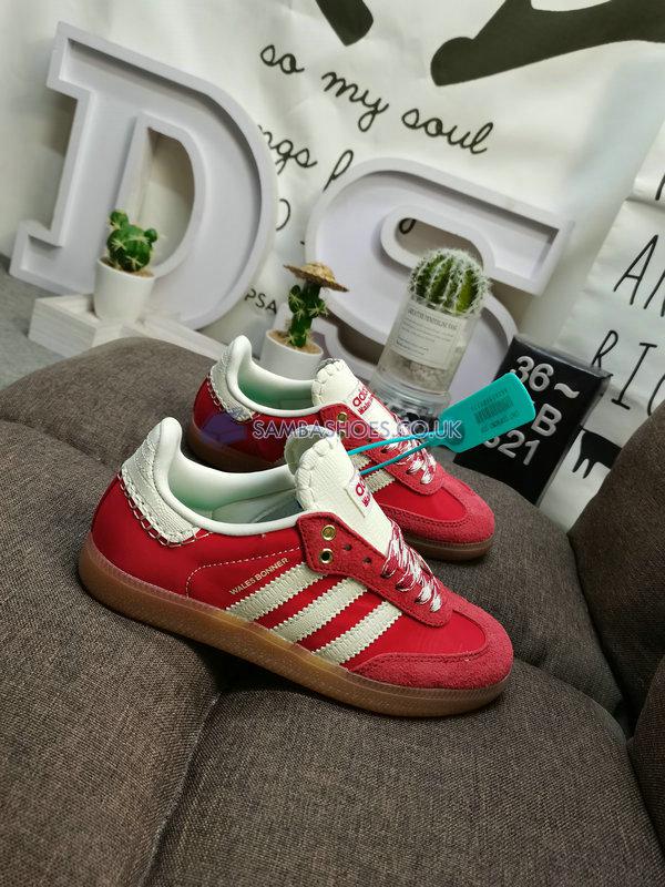 Wales Bonner x Adidas Samba "Scarlet" - Scarlet/Ecru Tint/Scarlet - GY6612 Classic Originals Shoes