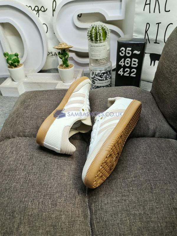 LAFC x Adidas Samba "Linen Gum" - Off White/Linen/Gum - GV8358 Classic Originals Shoes