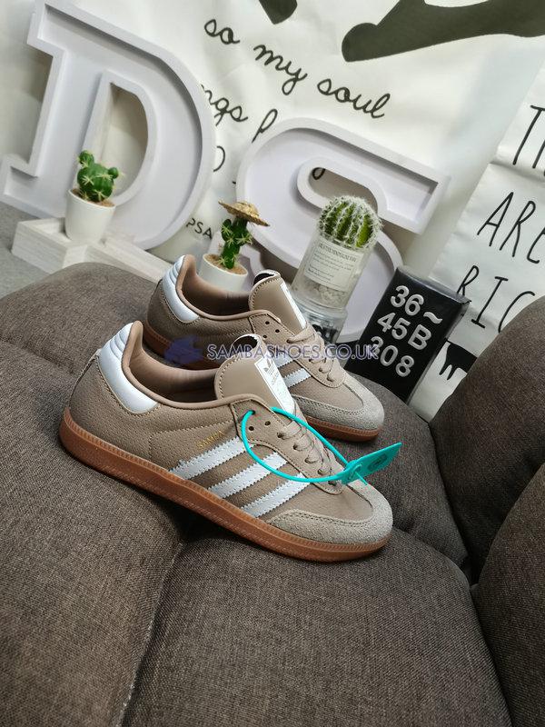 Adidas Samba OG "Chalky Brown Gum" - Chalky Brown/Core White/Gum - HP7903 Classic Originals Shoes