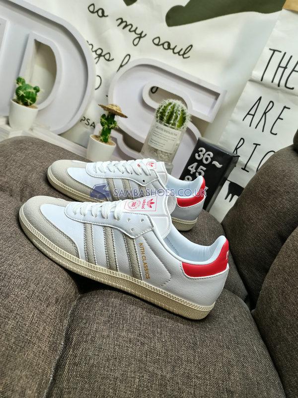 Kith x Adidas Samba OG "Classics Program - White Red" - Footwear White/Off White/Scarlet - GY2544 Classic Originals Shoes