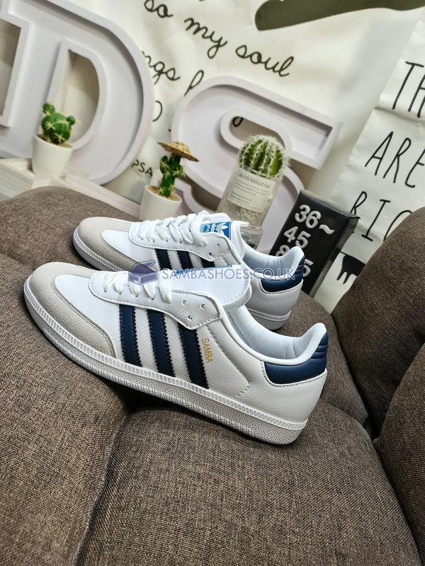 Adidas Samba ADV  "White Shadow Navy" - Cloud White/Shadow Navy/Cloud White - GW3158 Classic Originals Shoes