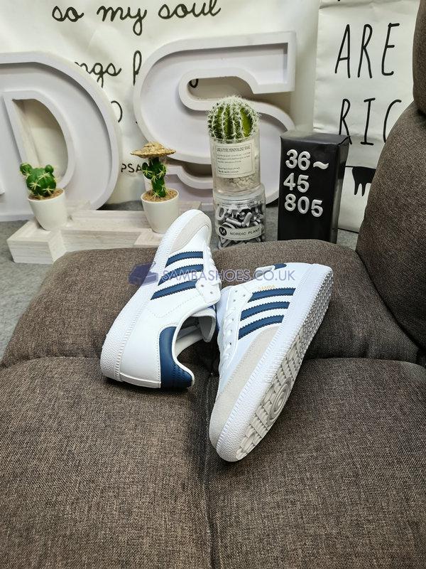 Adidas Samba ADV  "White Shadow Navy" - Cloud White/Shadow Navy/Cloud White - GW3158 Classic Originals Shoes