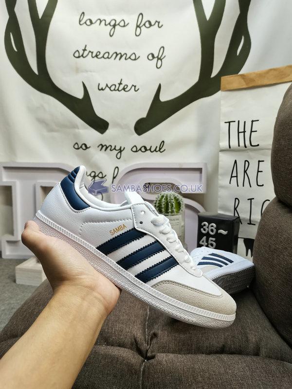 Adidas Samba ADV  "White Shadow Navy" - Cloud White/Shadow Navy/Cloud White - GW3158 Classic Originals Shoes