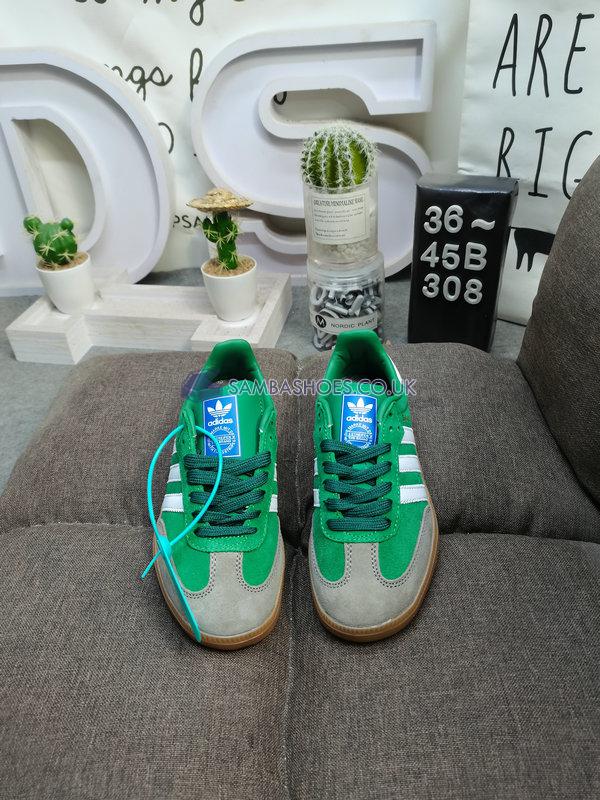 Adidas Samba OG "Collegiate Green Gum" - Collegiate Green/Footwear White/Gum 4 - ID2054 Classic Originals Shoes