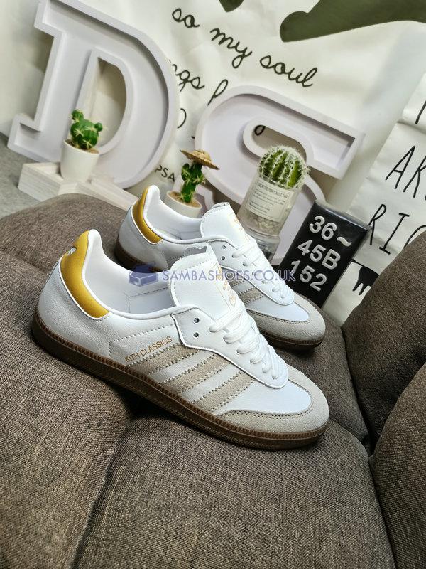 Kith x Adidas Samba OG "Classics Program - Mango" - Footwear White/Off White/Dash Grey - IE4800 Classic Originals Shoes