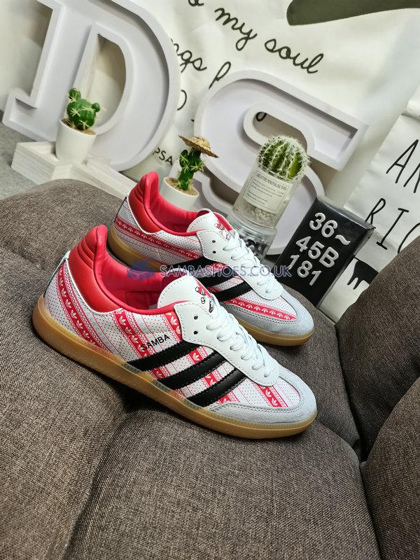 Adidas Samba Vegan "Christmas" - Cloud White/Shadow Navy/Vivid Red - GZ4711 Classic Originals Shoes