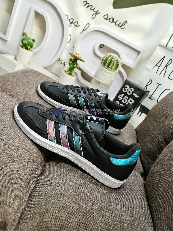 Adidas Samba "Tie Dye - Black" - Core Black/Cloud White/Core Black - GZ7040 Classic Originals Shoes