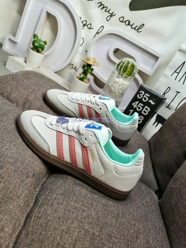 Adidas Samba OG "Clay Strata" - Crystal White/Clay Strata/Gum 5 - ID2047 Classic Originals Shoes