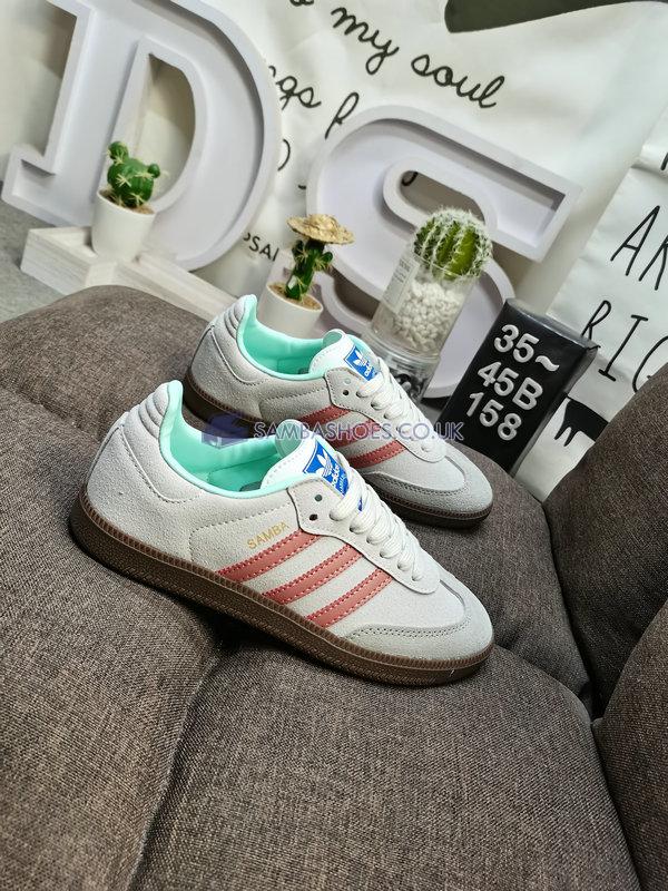 Adidas Samba OG "Clay Strata" - Crystal White/Clay Strata/Gum 5 - ID2047 Classic Originals Shoes