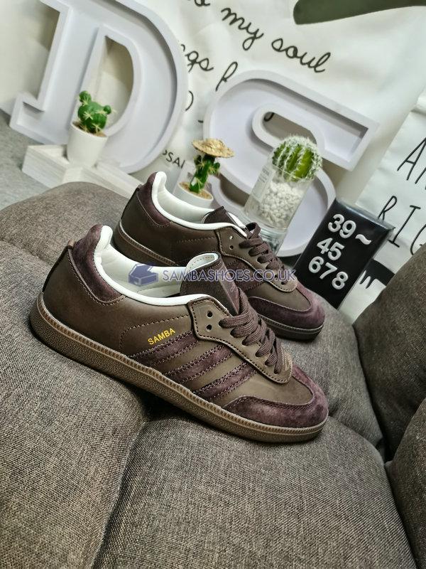 Adidas Samba "Brown Off White" - Brown/Brown/Off White - FZ5602 Classic Originals Shoes