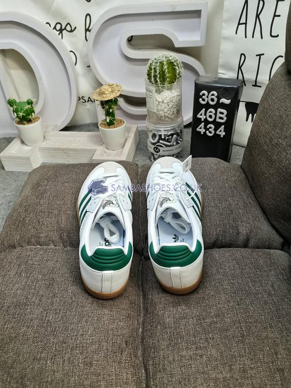 Adidas Samba Team "Mexico" - Cloud White/Collegiate Green/Gum - HQ7036 Classic Originals Shoes