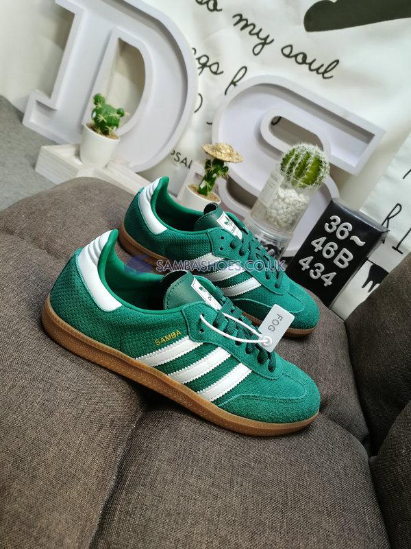 Adidas Samba OG "Collegiate Green Gum" - Collegiate Green/Core White/Gum - HP7902 Classic Originals Shoes