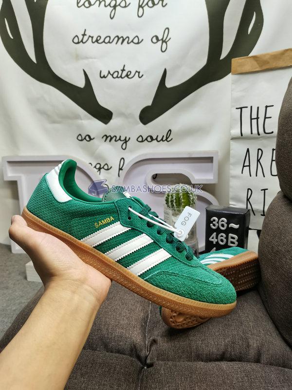 Adidas Samba OG "Collegiate Green Gum" - Collegiate Green/Core White/Gum - HP7902 Classic Originals Shoes