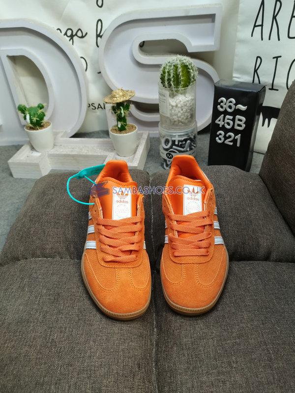 Adidas Samba OG "Orange Rush Gum" - Orange Rush/Core White/Gum - HP7898 Classic Originals Shoes