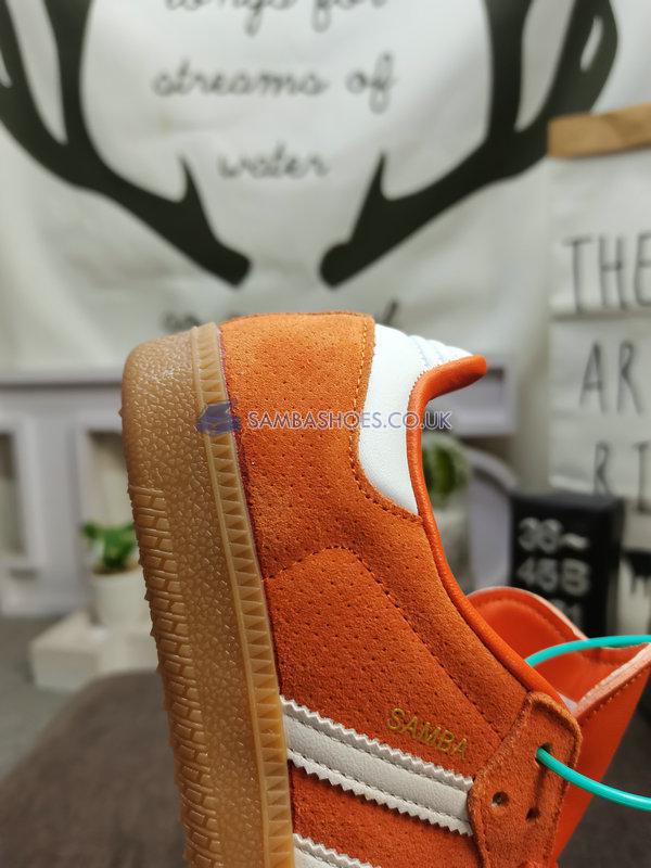 Adidas Samba OG "Orange Rush Gum" - Orange Rush/Core White/Gum - HP7898 Classic Originals Shoes