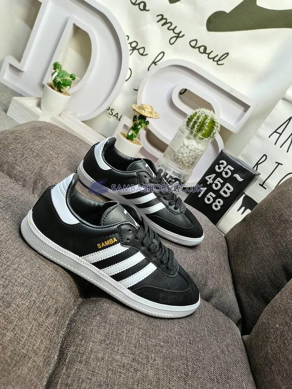 Adidas Samba Team "Juventus" - Core Black/Cloud White/Cloud White - HQ7034 Classic Originals Shoes