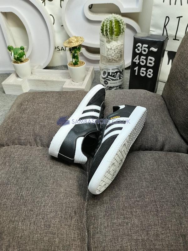 Adidas Samba Team "Juventus" - Core Black/Cloud White/Cloud White - HQ7034 Classic Originals Shoes