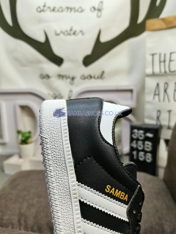 Adidas Samba Team "Juventus" - Core Black/Cloud White/Cloud White - HQ7034 Classic Originals Shoes