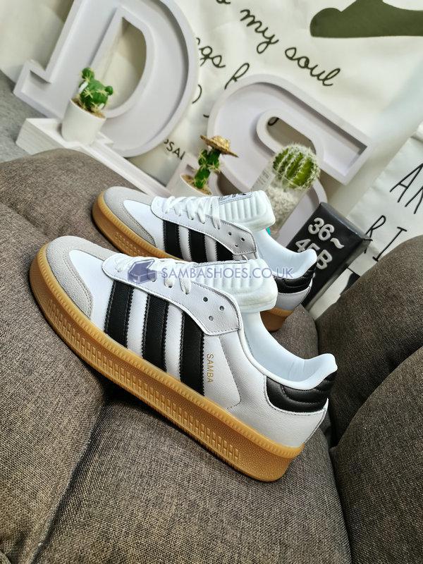 Adidas Samba XLG "White Black Gum" - White/Core Black/Gum - IE1377 Classic Originals Shoes