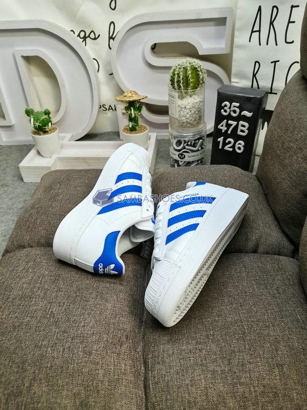 Adidas Superstar XLG "White Blue" - Cloud White/Blue/Cloud White - IF8068 Classic Originals Shoes