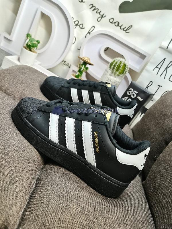 Adidas Superstar XLG "Black" - Core Black/Cloud White/Gold Metallic - IG9777 Classic Originals Shoes