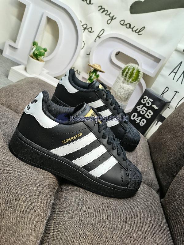 Adidas Superstar XLG "Black" - Core Black/Cloud White/Gold Metallic - IG9777 Classic Originals Shoes