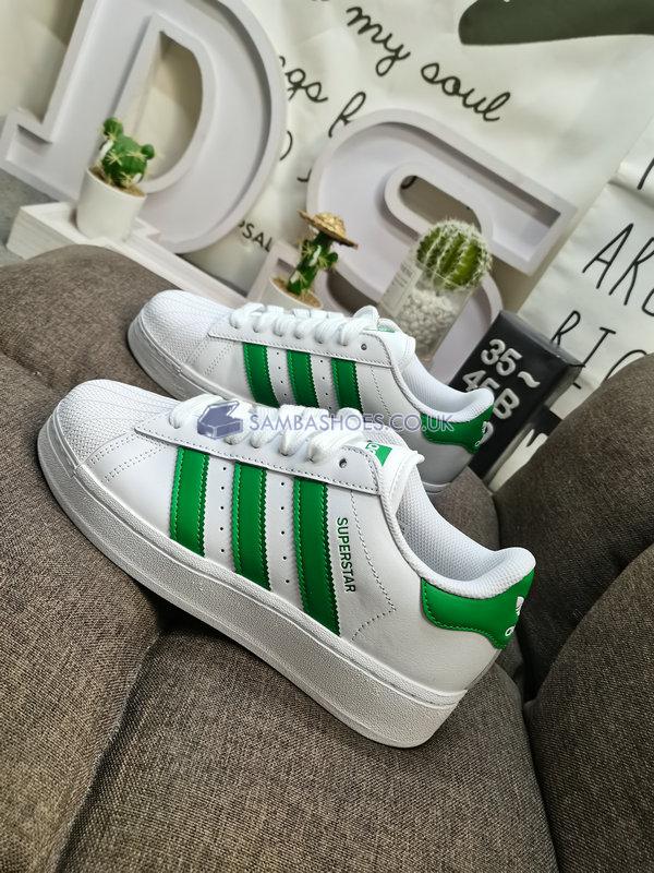 Adidas Superstar XLG "White Green" - Cloud White/Green/Cloud White - IF8069 Classic Originals Shoes