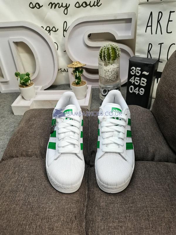 Adidas Superstar XLG "White Green" - Cloud White/Green/Cloud White - IF8069 Classic Originals Shoes