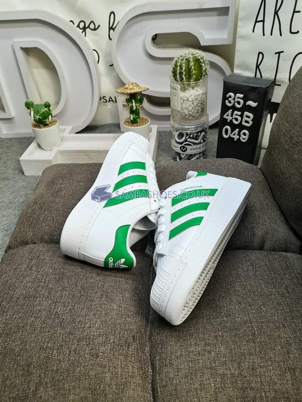 Adidas Superstar XLG "White Green" - Cloud White/Green/Cloud White - IF8069 Classic Originals Shoes