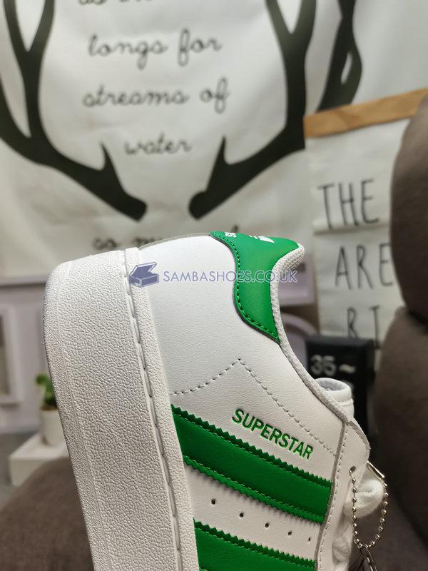 Adidas Superstar XLG "White Green" - Cloud White/Green/Cloud White - IF8069 Classic Originals Shoes