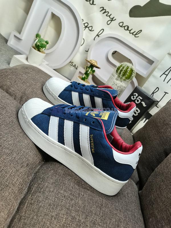 Adidas Superstar XLG "Collegiate Navy" - Collegiate Navy/Cloud White/Collegiate Burgundy - IE4267 Classic Originals Shoes