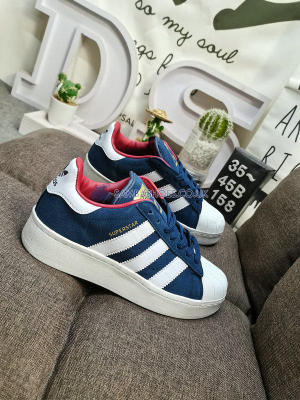 Adidas Superstar XLG "Collegiate Navy" - Collegiate Navy/Cloud White/Collegiate Burgundy - IE4267 Classic Originals Shoes