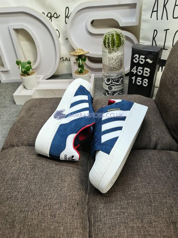 Adidas Superstar XLG "Collegiate Navy" - Collegiate Navy/Cloud White/Collegiate Burgundy - IE4267 Classic Originals Shoes