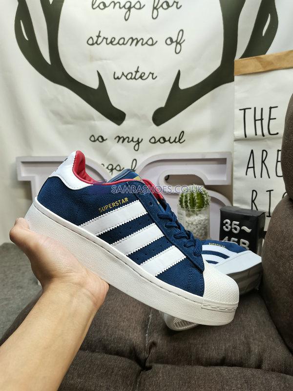 Adidas Superstar XLG "Collegiate Navy" - Collegiate Navy/Cloud White/Collegiate Burgundy - IE4267 Classic Originals Shoes