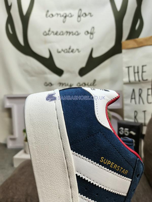 Adidas Superstar XLG "Collegiate Navy" - Collegiate Navy/Cloud White/Collegiate Burgundy - IE4267 Classic Originals Shoes