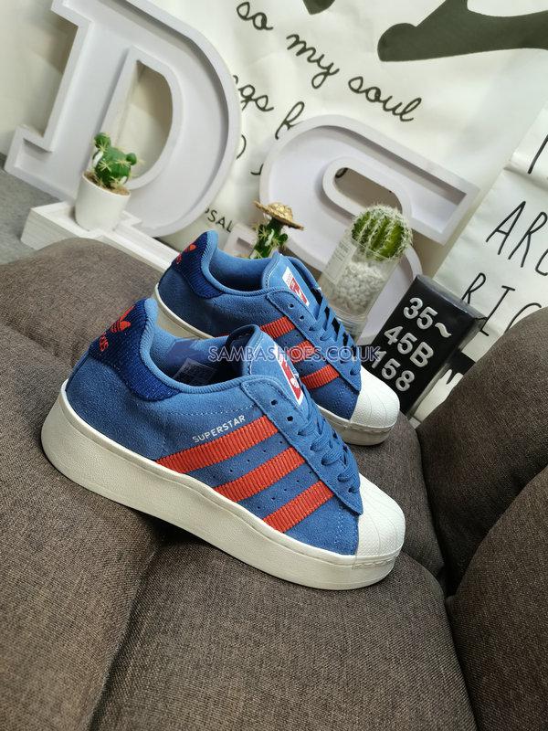 Adidas Superstar XLG "Crew Blue Red" - Crew Blue/Preloved Red/Dark Blue - ID8379 Classic Originals Shoes