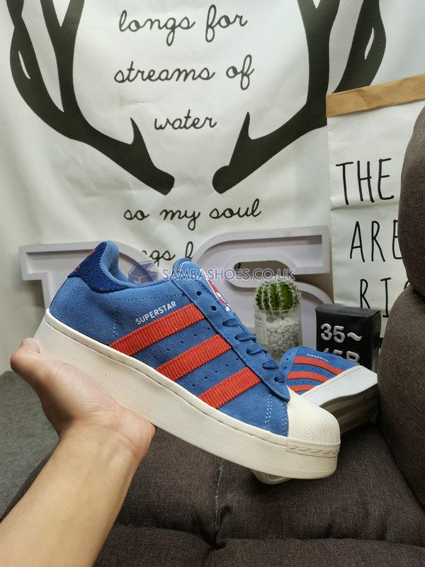 Adidas Superstar XLG "Crew Blue Red" - Crew Blue/Preloved Red/Dark Blue - ID8379 Classic Originals Shoes