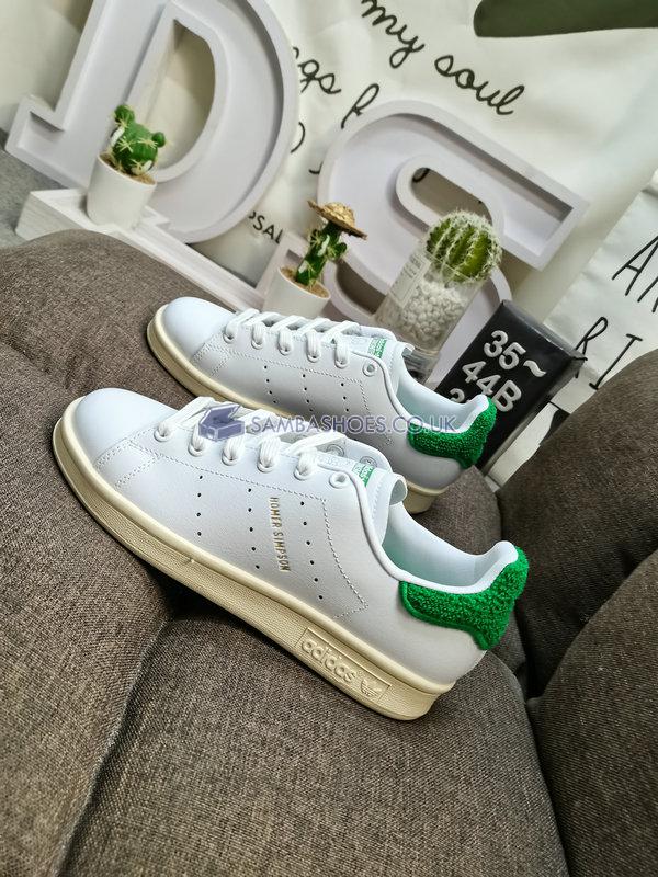 The Simpsons x Adidas Stan Smith "Homer Simpson" - Cloud White/Green-Cream White - IE7564 Classic Originals Shoes