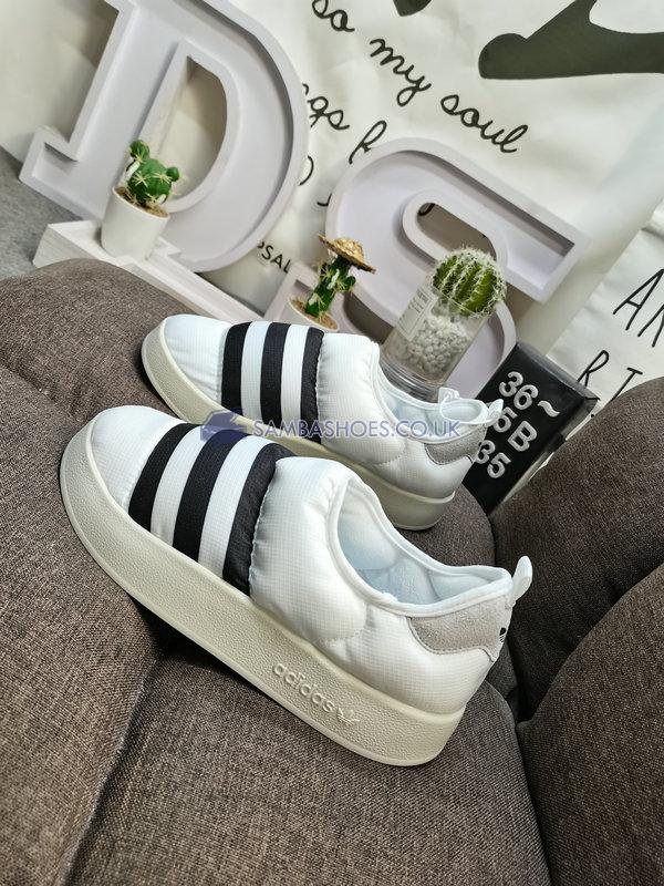 Adidas Puffylette "Off White Black" - Off White/Core Black/Off White - GY1593 Classic Originals Shoes