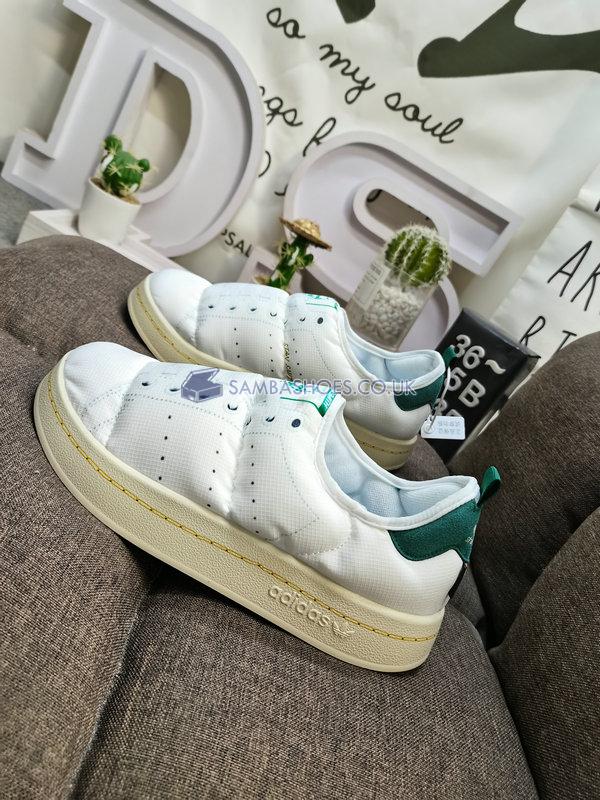 Adidas Puffylette "Stan Smith" - Footwear White/College Green/Metallic Old Gold - HP6699 Classic Originals Shoes