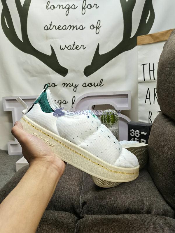 Adidas Puffylette "Stan Smith" - Footwear White/College Green/Metallic Old Gold - HP6699 Classic Originals Shoes