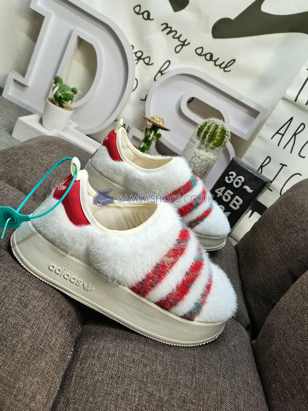 Adidas Puffylette "White Red" - White/Red - ID6141 Classic Originals Shoes