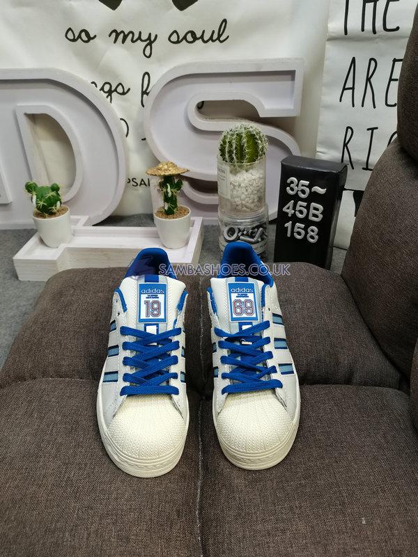 Adidas Superstar "White Blue" - White/Blue - IE7307 Classic Originals Shoes