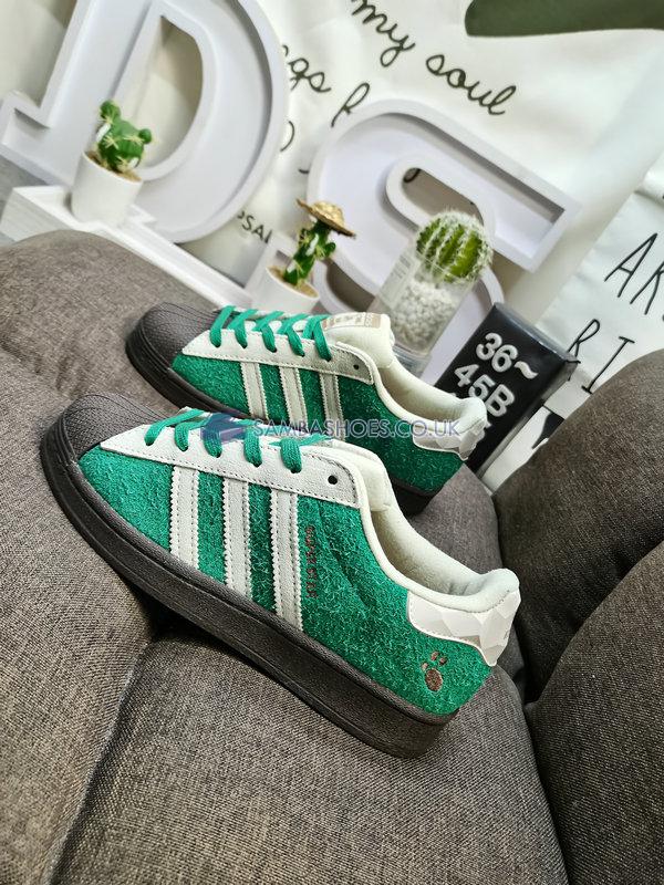 Melting Sadness x Adidas Superstar Karoro Hole "Green White Black" - Green/White/Black - H06341 Classic Originals Shoes