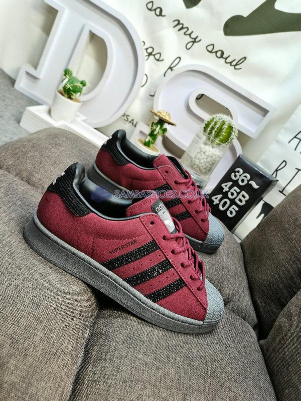 Adidas Superstar "Shadow Red" - Shadow Red/Core Black/Dark Green - GW2173 Classic Originals Shoes